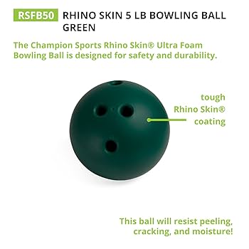 室内用リリース、フォーム練習用ボール　5ポンド PBA トレーニング(ゴム製)ボウリングボール【トレーニング